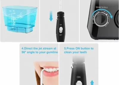 TUREWELL Electric Oral Irrigator step 4